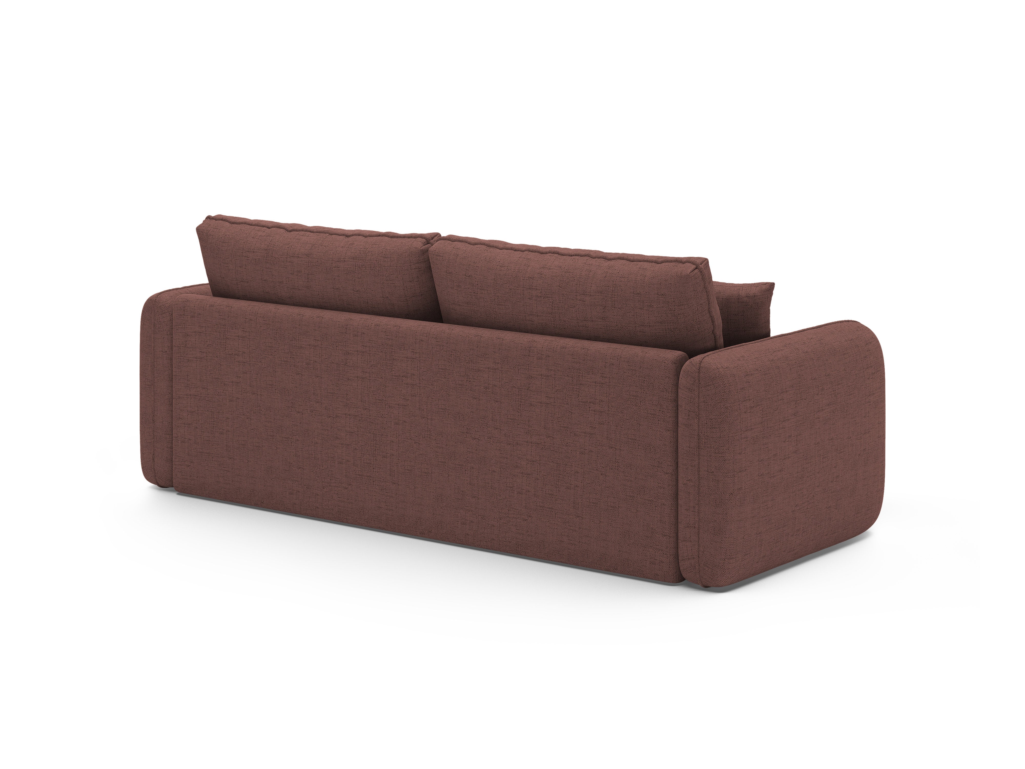 Sofa 3-osobowa z funkcją spania DORMI ciemny różowy - Image 5