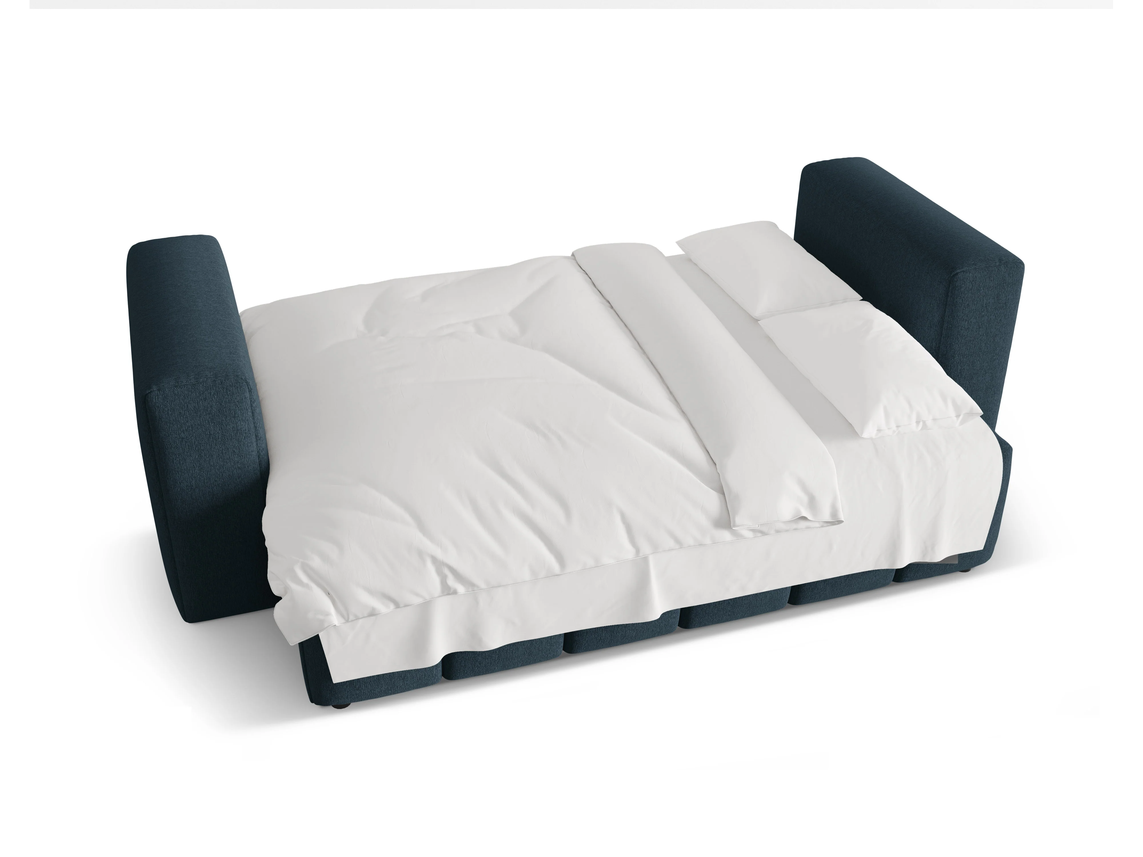 Sofa 3-osobowa z funkcją spania VERONA ciemny niebieski - Image 5