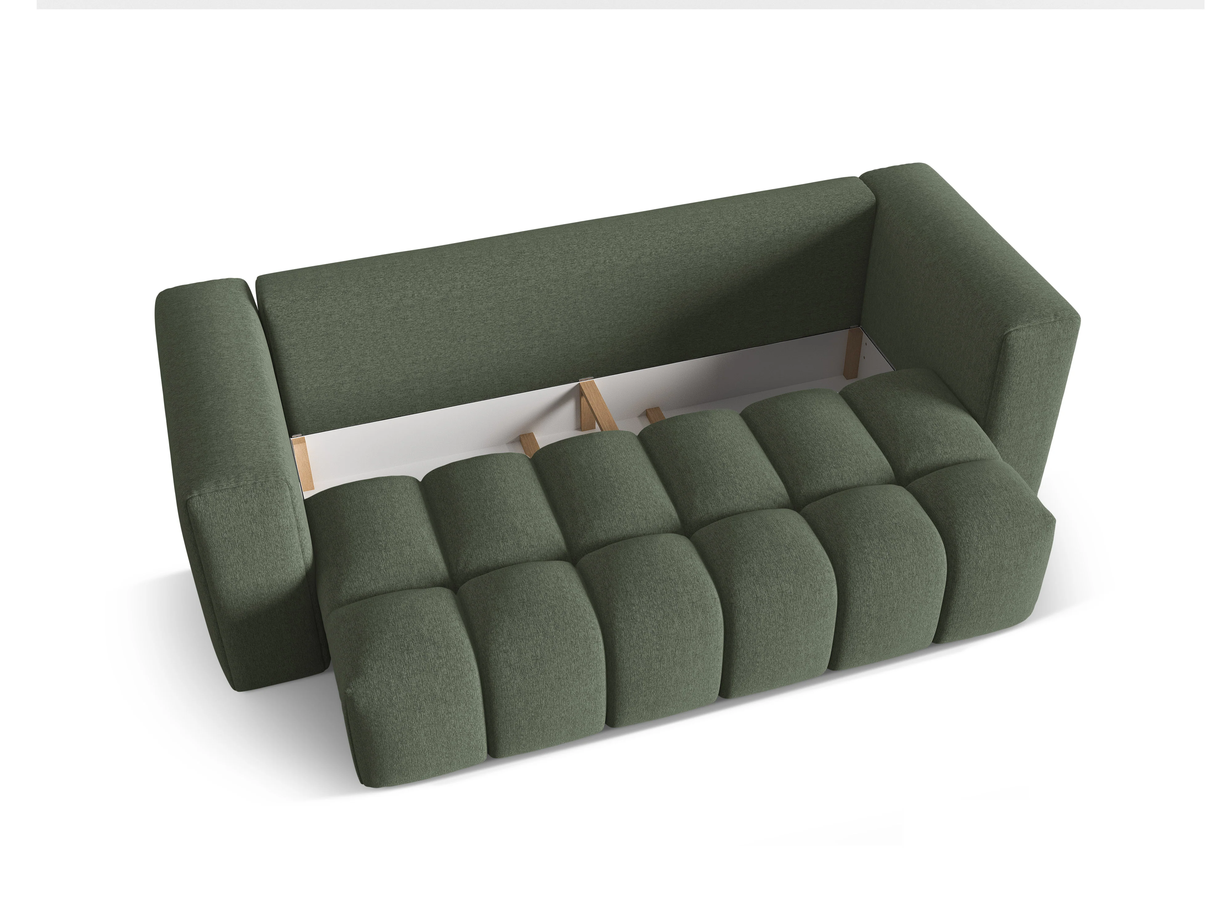 Sofa 3-osobowa z funkcją spania VERONA oliwkowy - Image 4