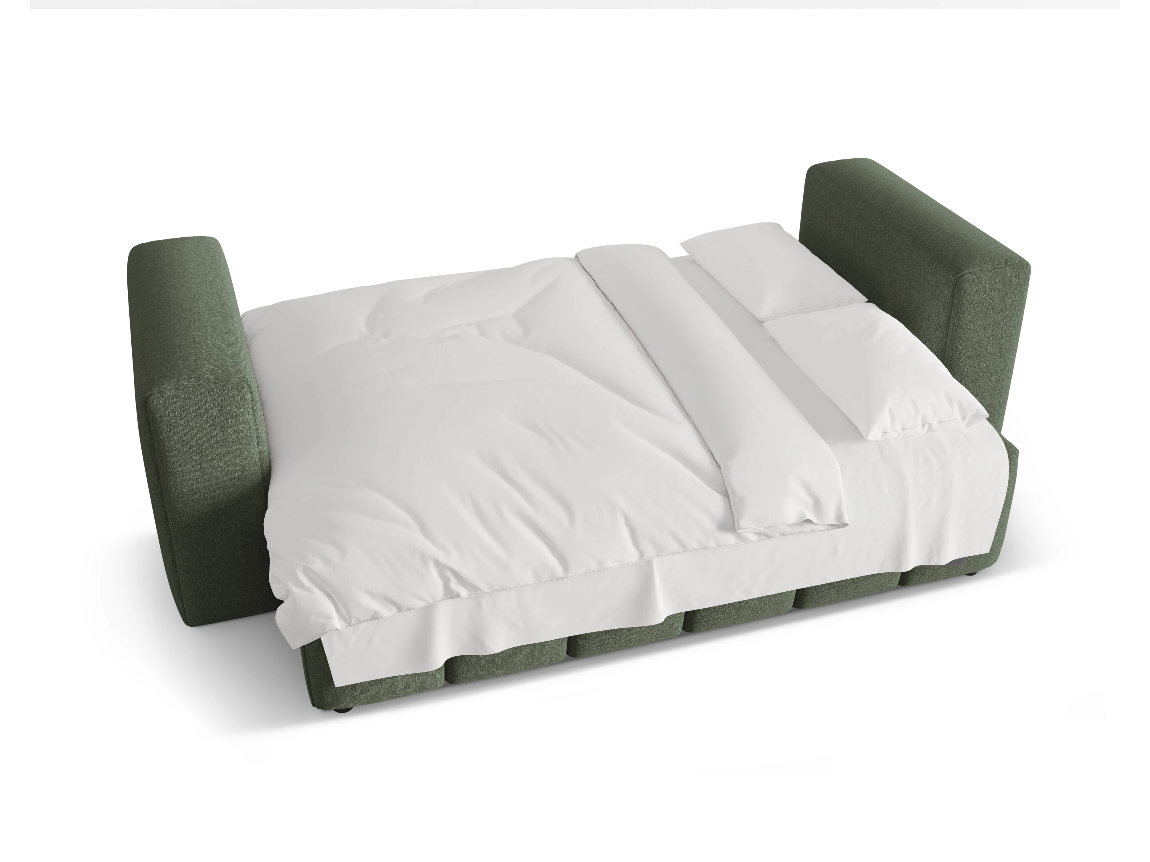 Sofa 3-osobowa z funkcją spania VERONA oliwkowy - Image 5