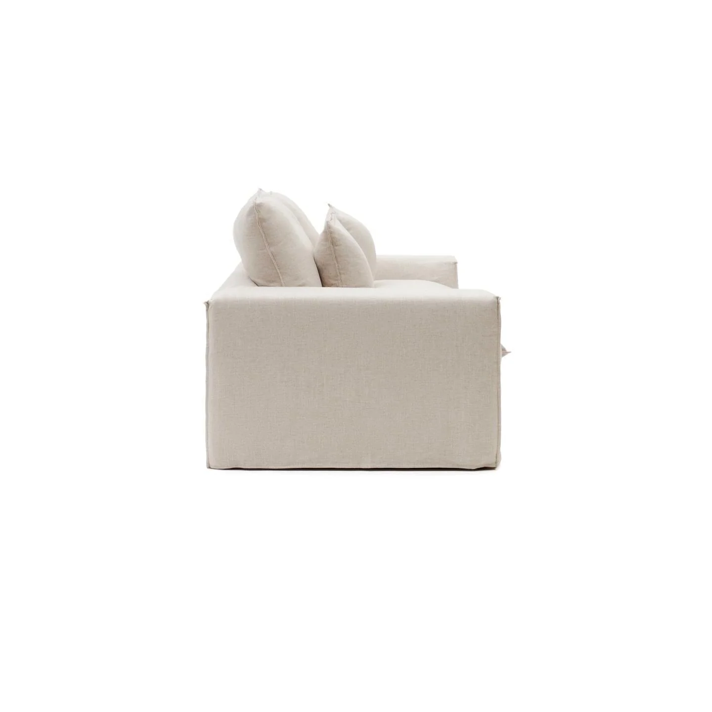 Sofa 3-osobowa ze zdejmowanym pokrowcem ANARELA beżowy - Image 21