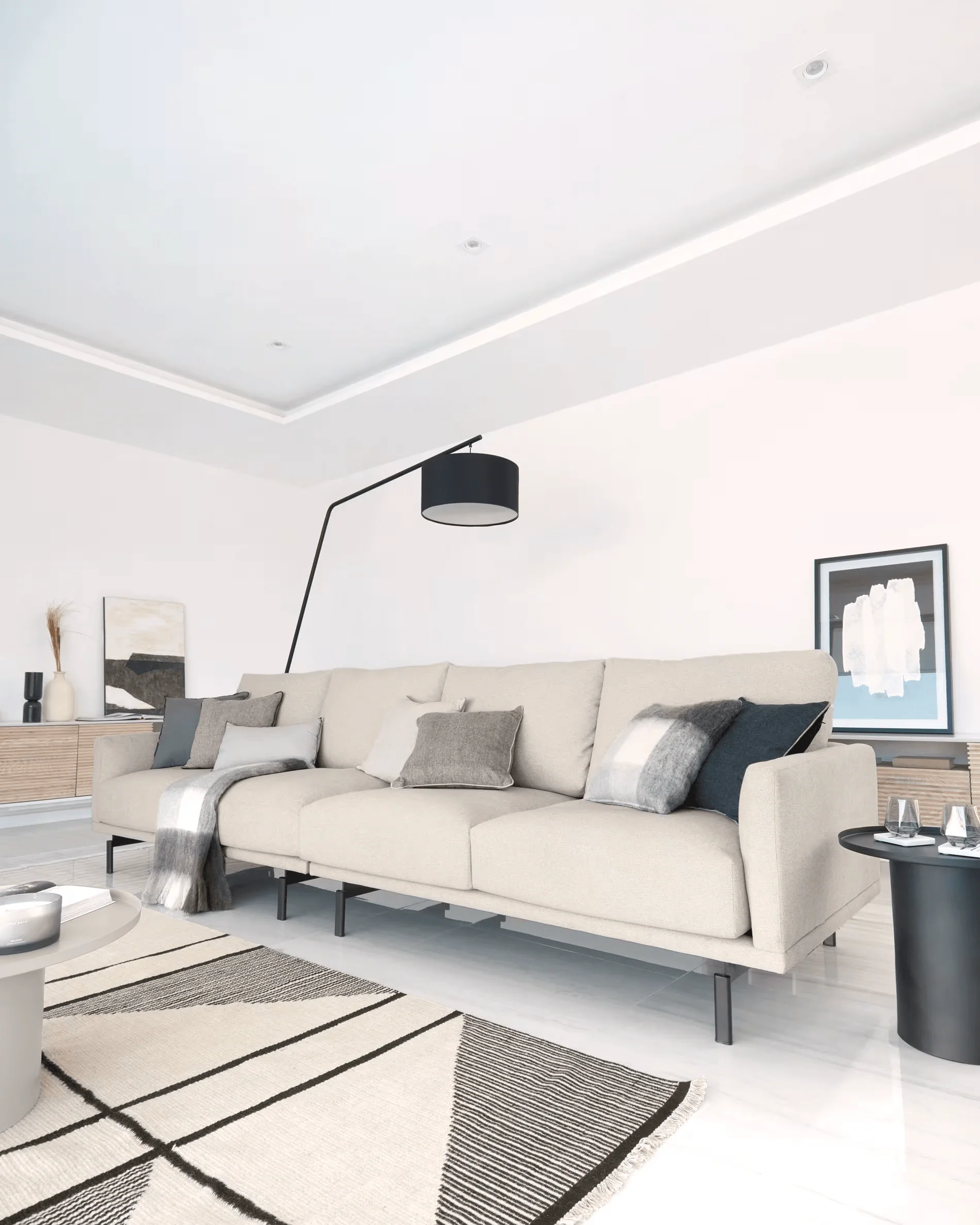 Sofa 4-osobowa GALENE beżowy - Image 12