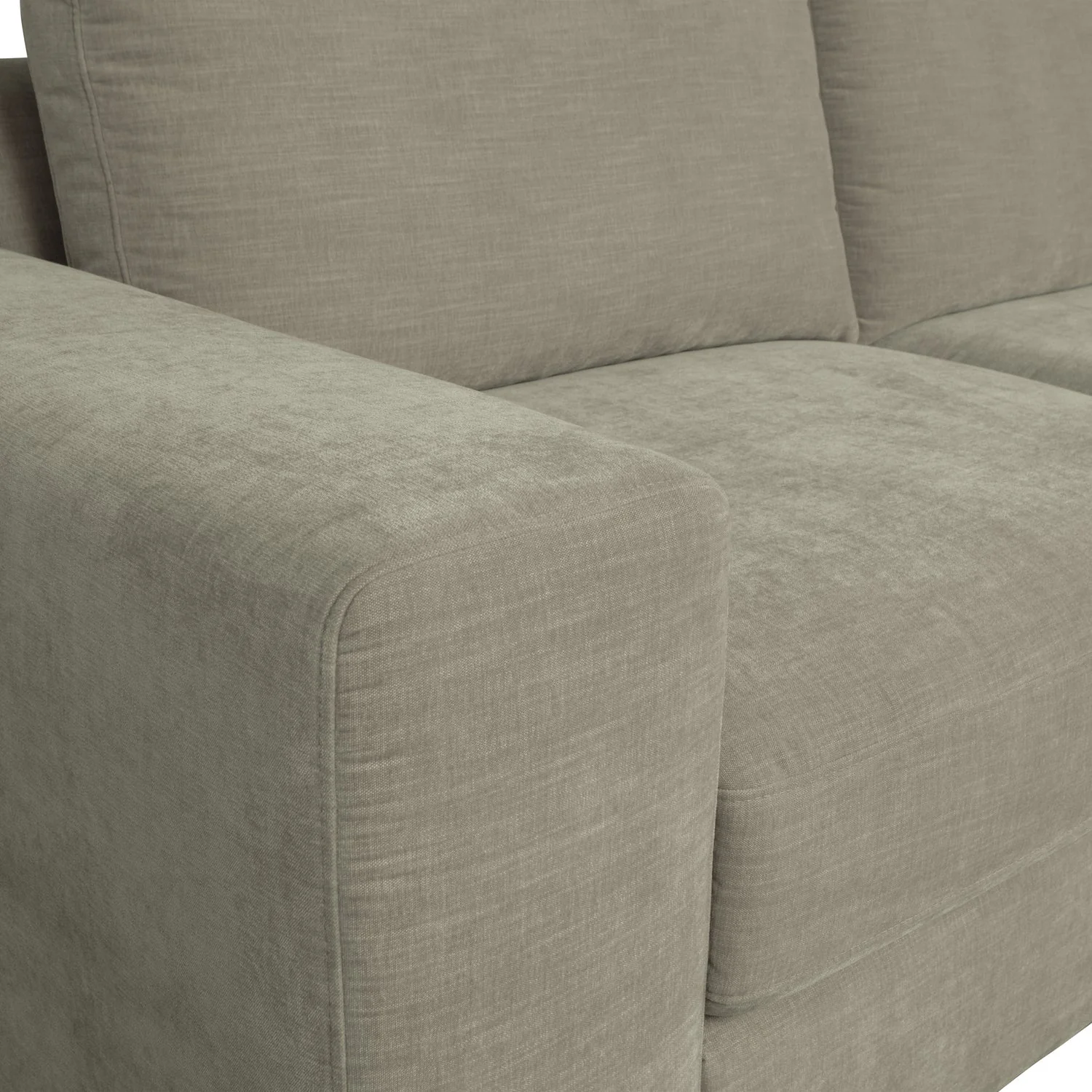 Sofa FAMILY - moduł końcowy lewostronny ciepły szary - Image 3