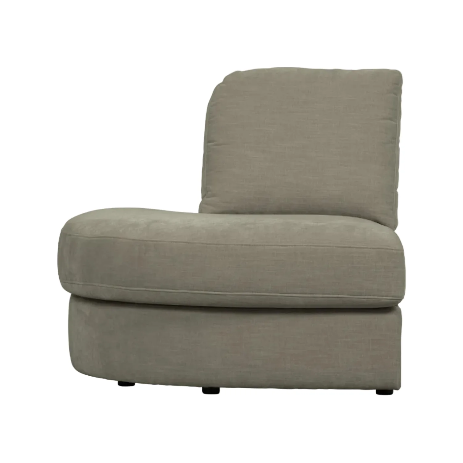 Sofa FAMILY - moduł otwarty lewostronny ciepły szary