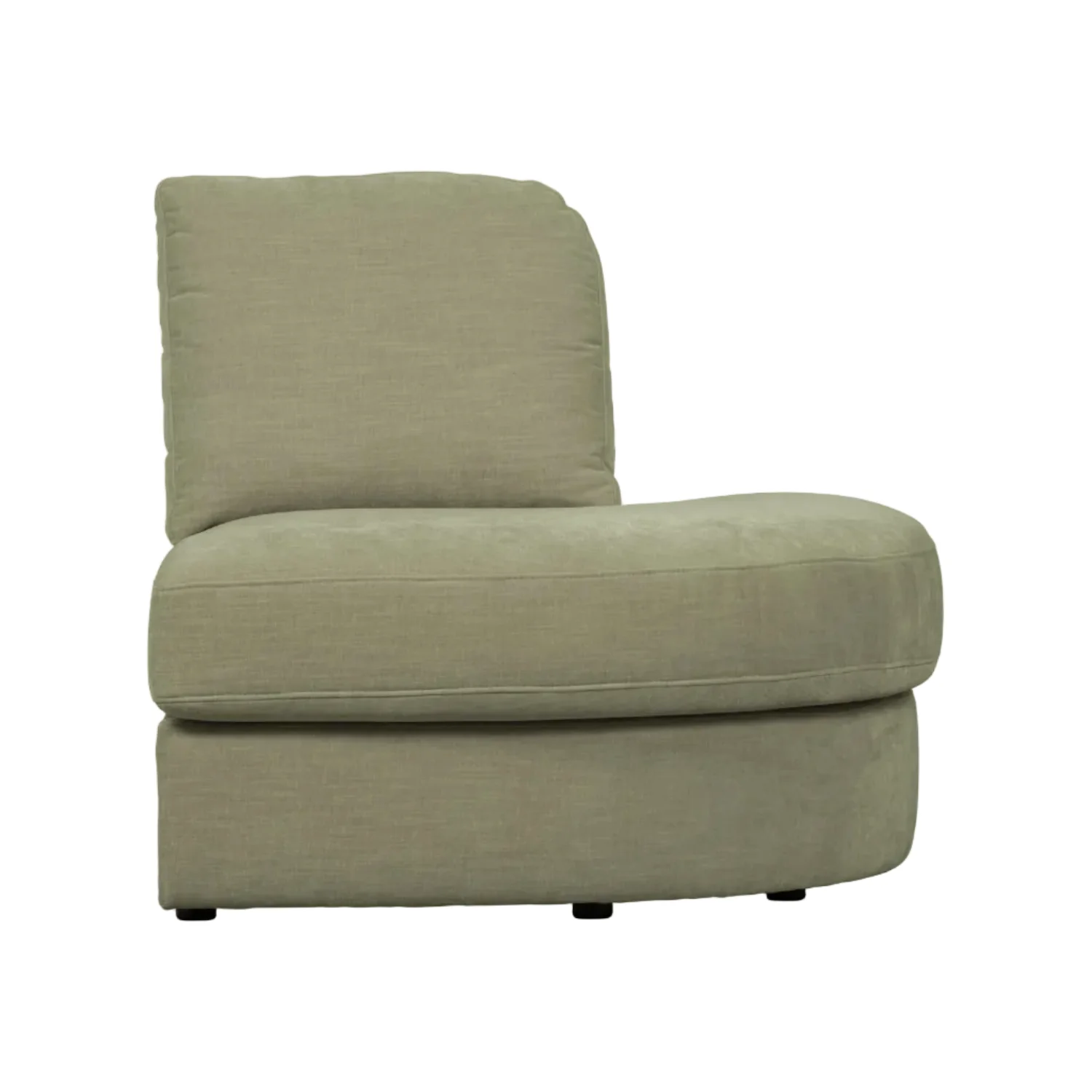 Sofa FAMILY - moduł otwarty prawostronny zielony