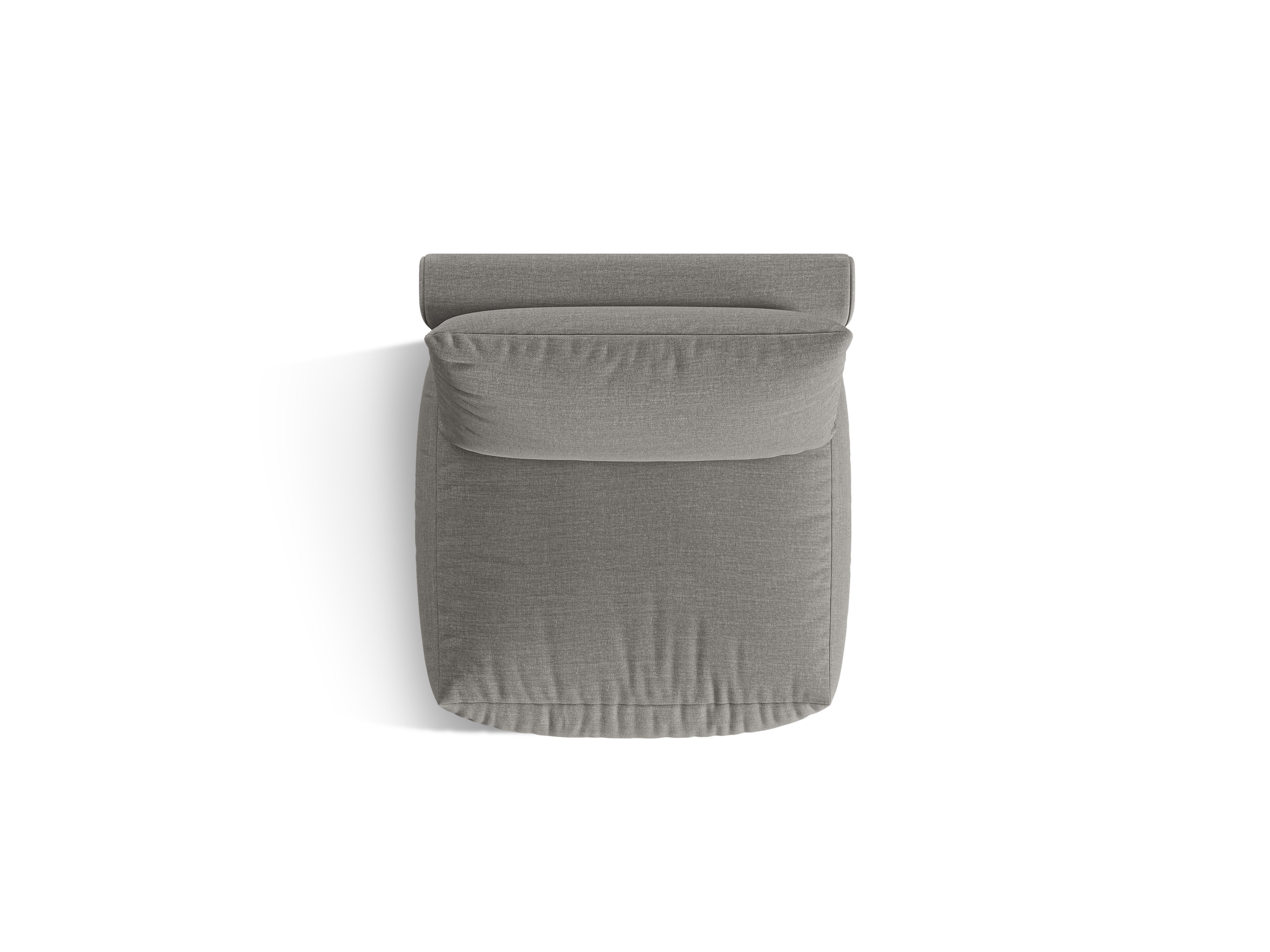 Sofa modułowa CHRIS - element środkowy szary szenil - Image 3
