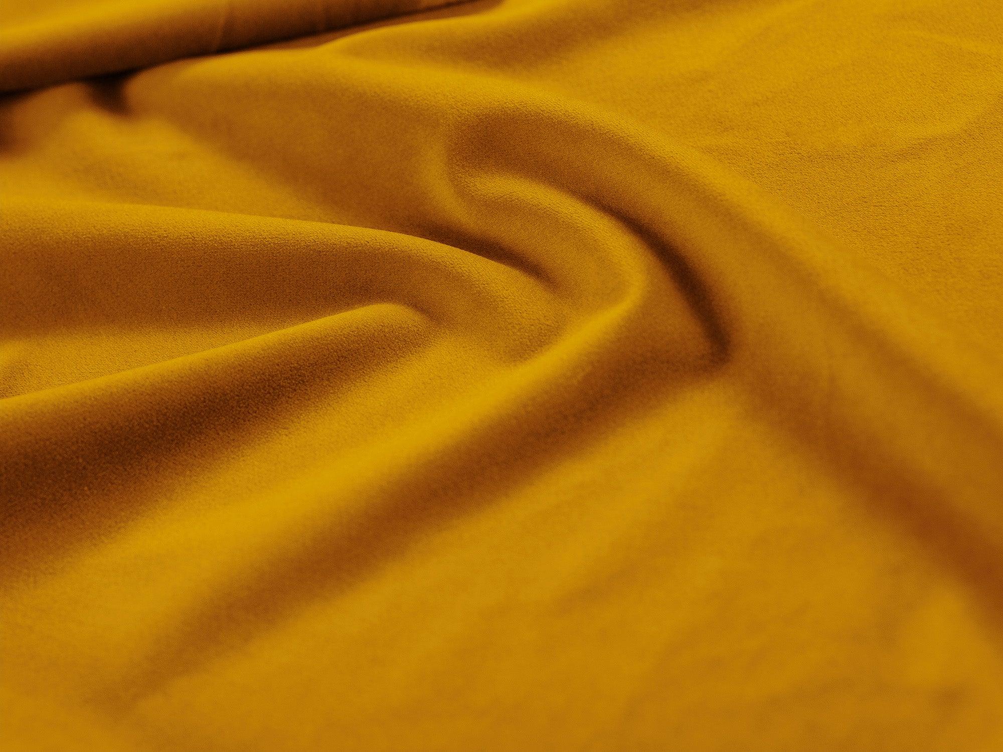 Sofa modułowa aksamitna prawostronna LUPINE musztardowy - element końcowy - Image 5