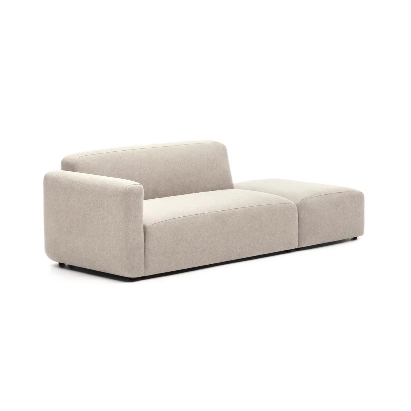 Sofa modułowa 2-osobowa uniwersalna otwarta NEOM beżowy - Image 3