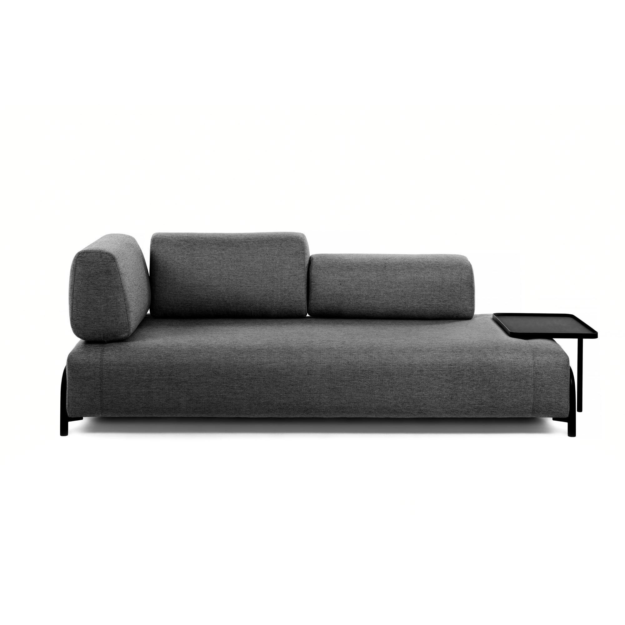 Sofa 3-osobowa COMPO ciemnoszary - Image 14