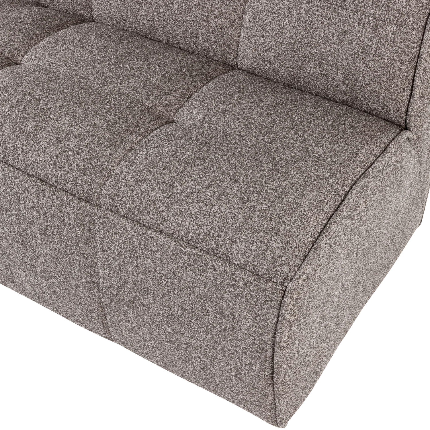Sofa CLUSTER BENCH - moduł 3-osobowy szarobrązowy bouclé - Image 5