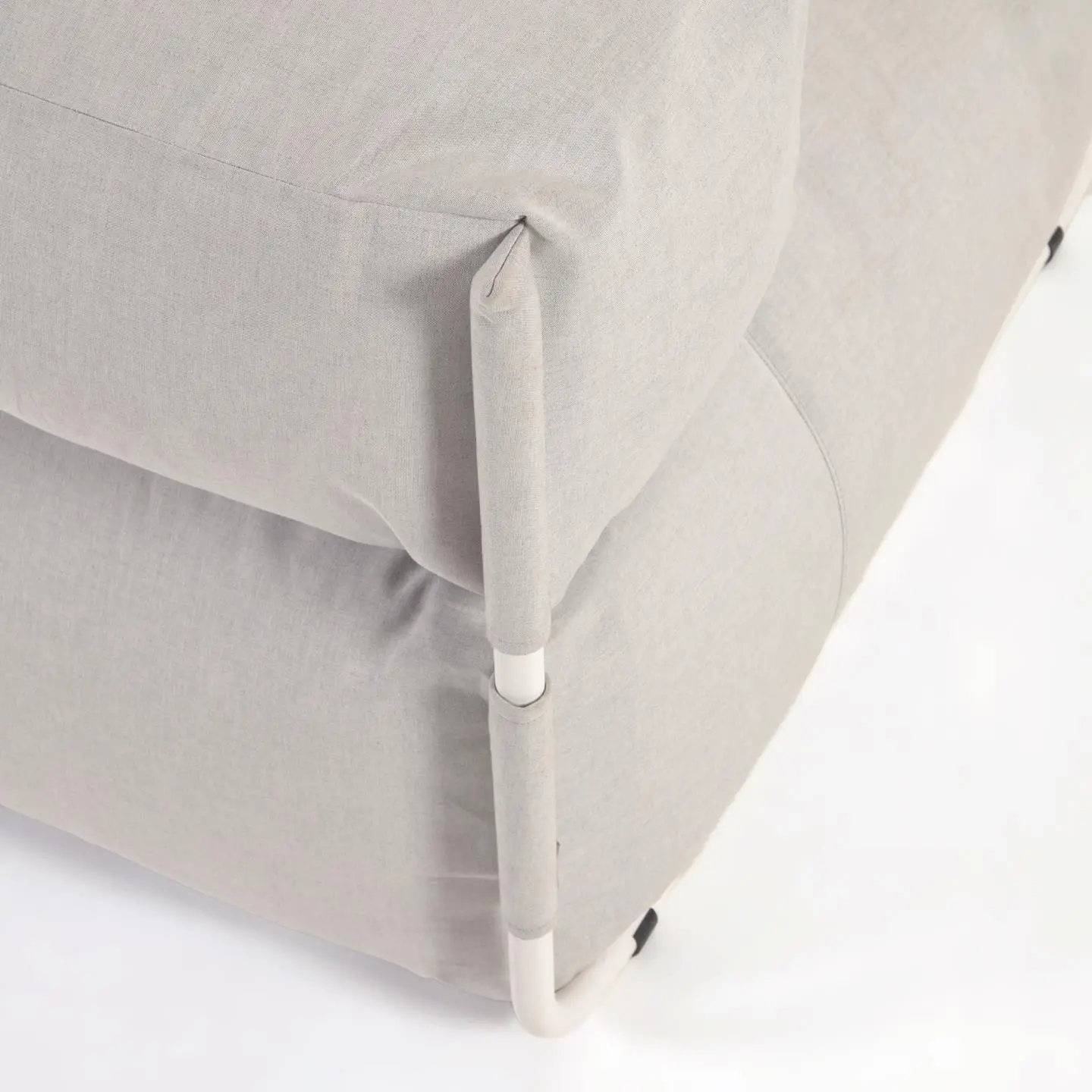 Sofa modułowa ogrodowa SQUARE - fotel jasnoszary - Image 22