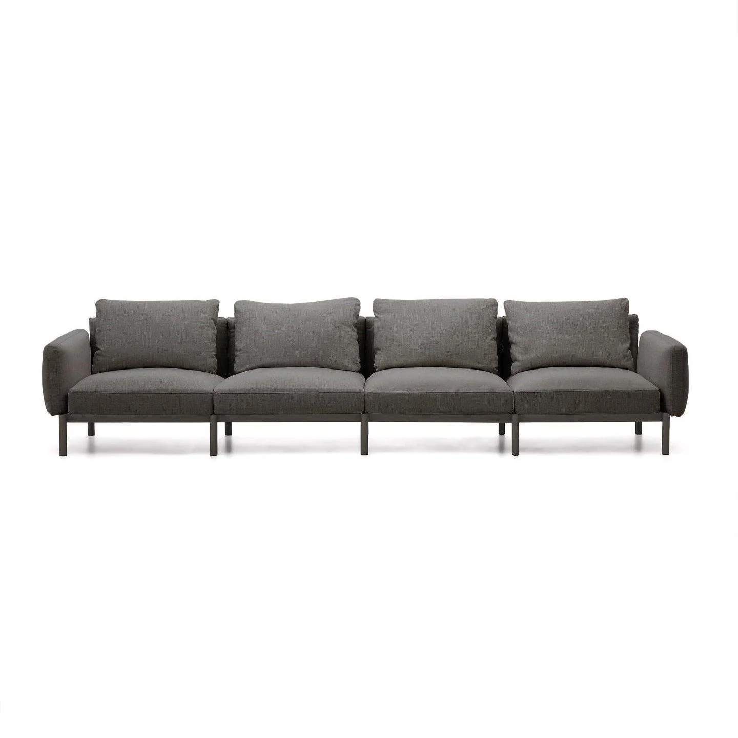 Sofa ogrodowa 4-osobowa SORELLS szary - Image 3