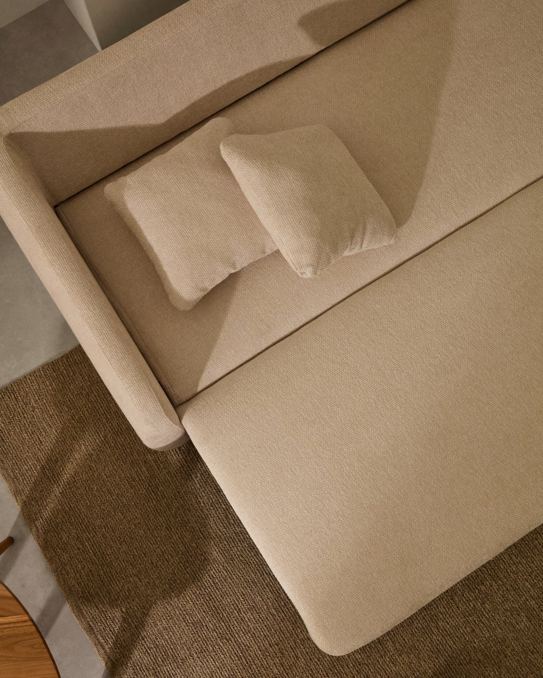 Sofa z funkcją spania 3-osobowa LAIRA écru - Image 10