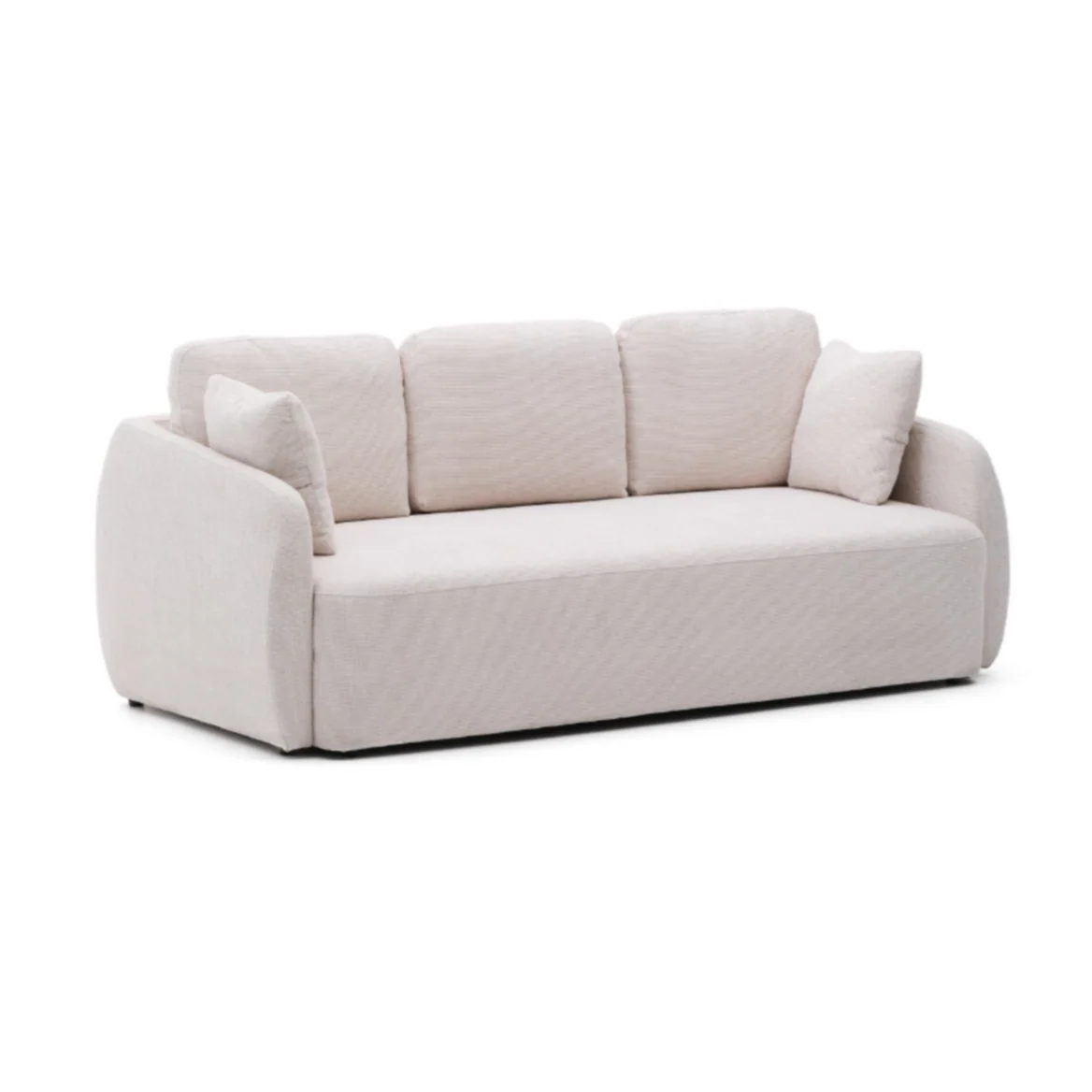 Sofa z funkcją spania 3-osobowa LAIRA écru - Image 11