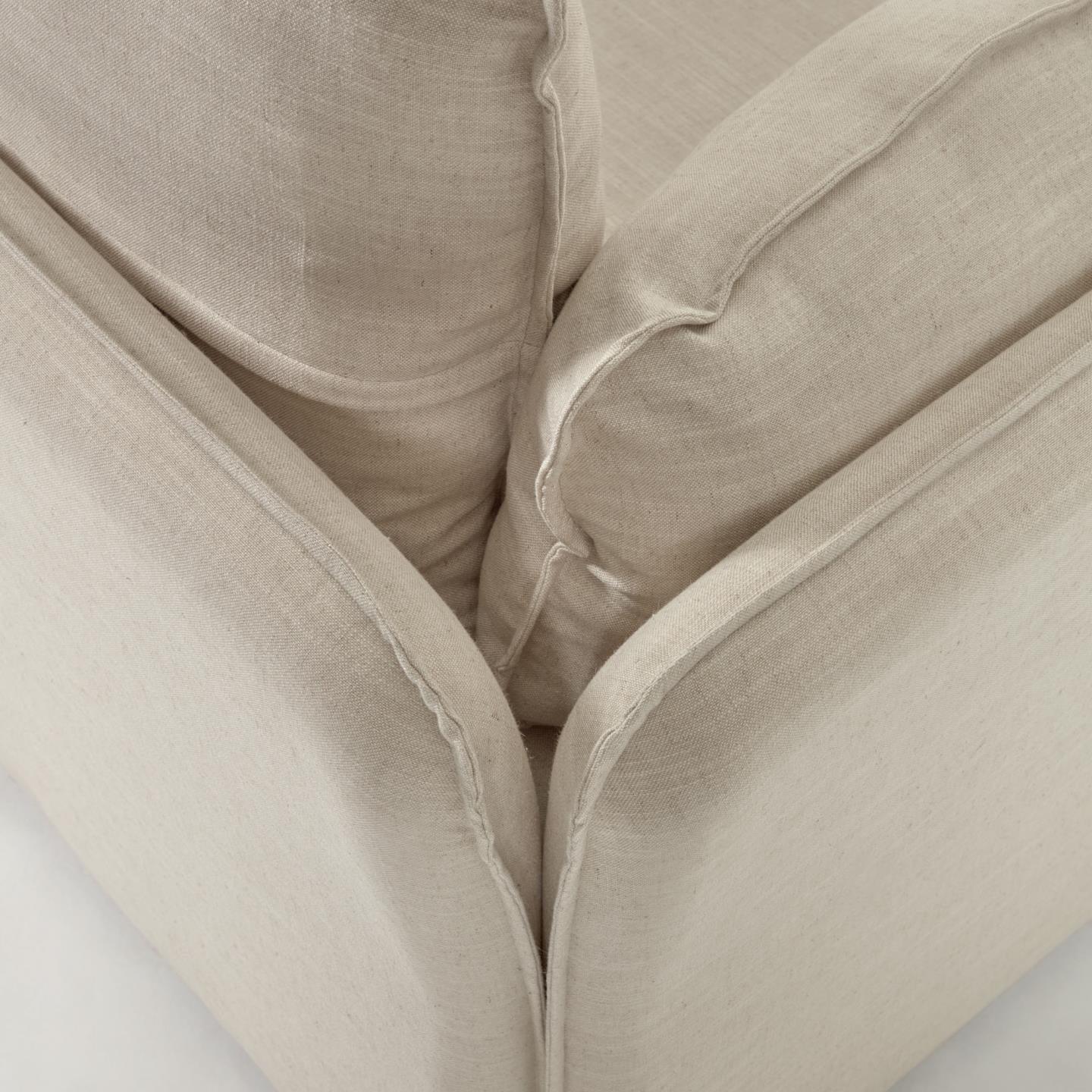 Sofa z funkcją spania TANIT kremowy - Image 23