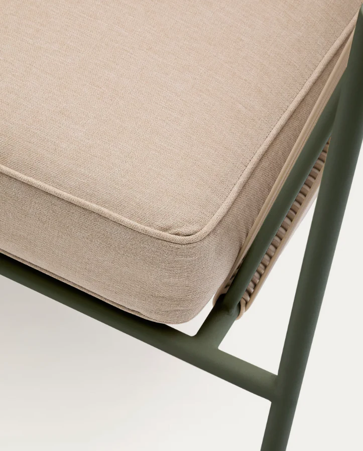 Sofa zewnętrzna ZIVIA lina écru ze stalową podstawą - Image 7