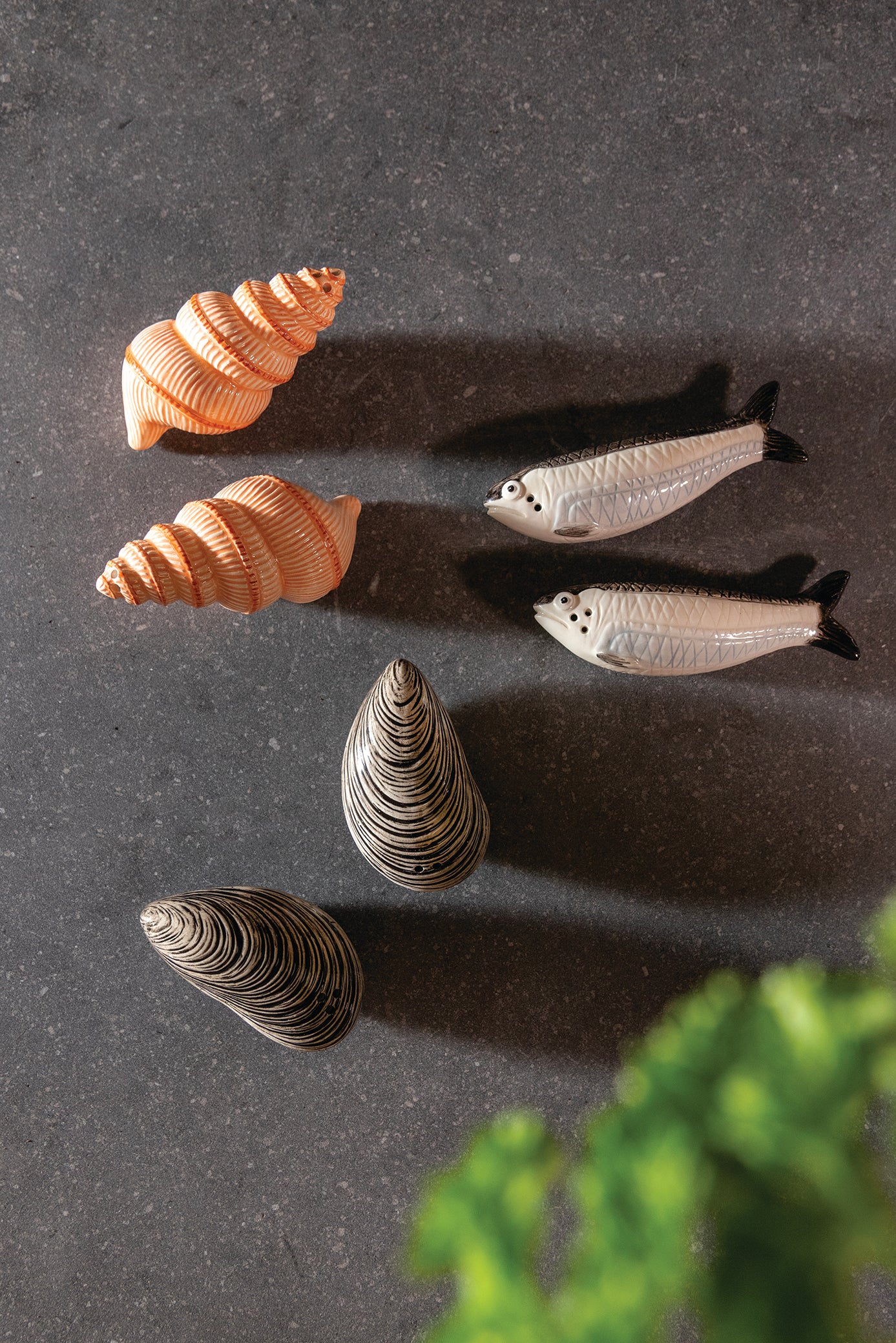 Solniczka i pieprzniczka SHELL pomarańczowy - Image 3