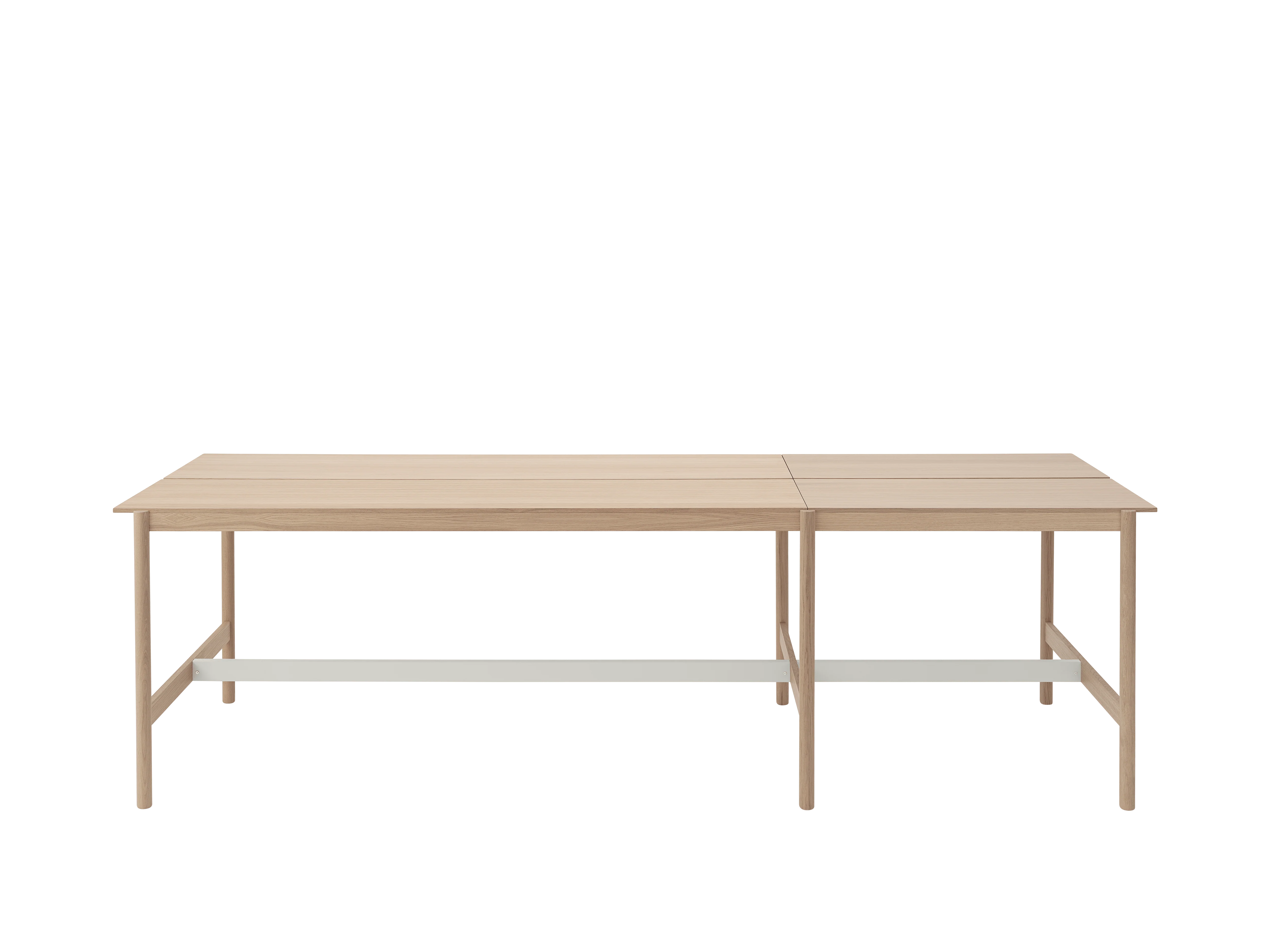Stół biurowy LINEAR SYSTEM HIGH - KONFIGURACJA 1 fornir dębowy - Image 3