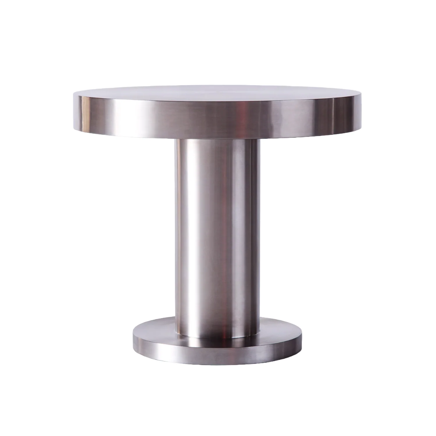 Stolik boczny CUFFLINK stal polerowana