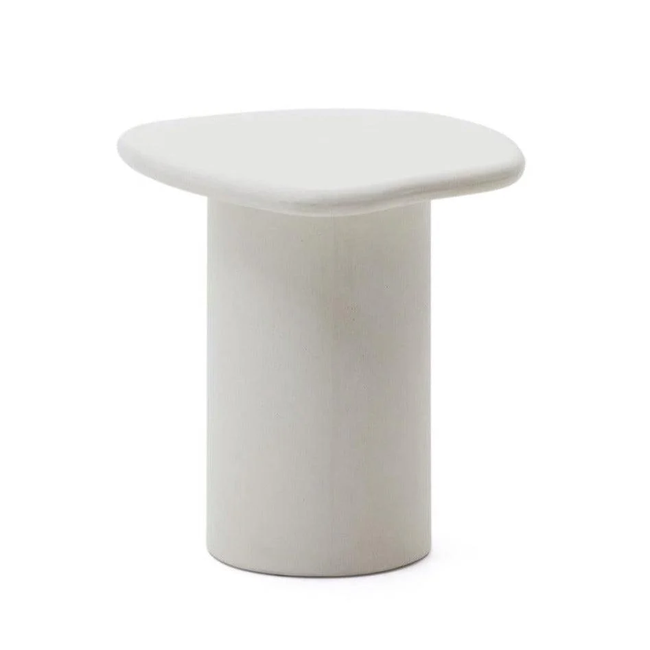 Stolik boczny zewnętrzny MACARELLA biały cement - Image 6