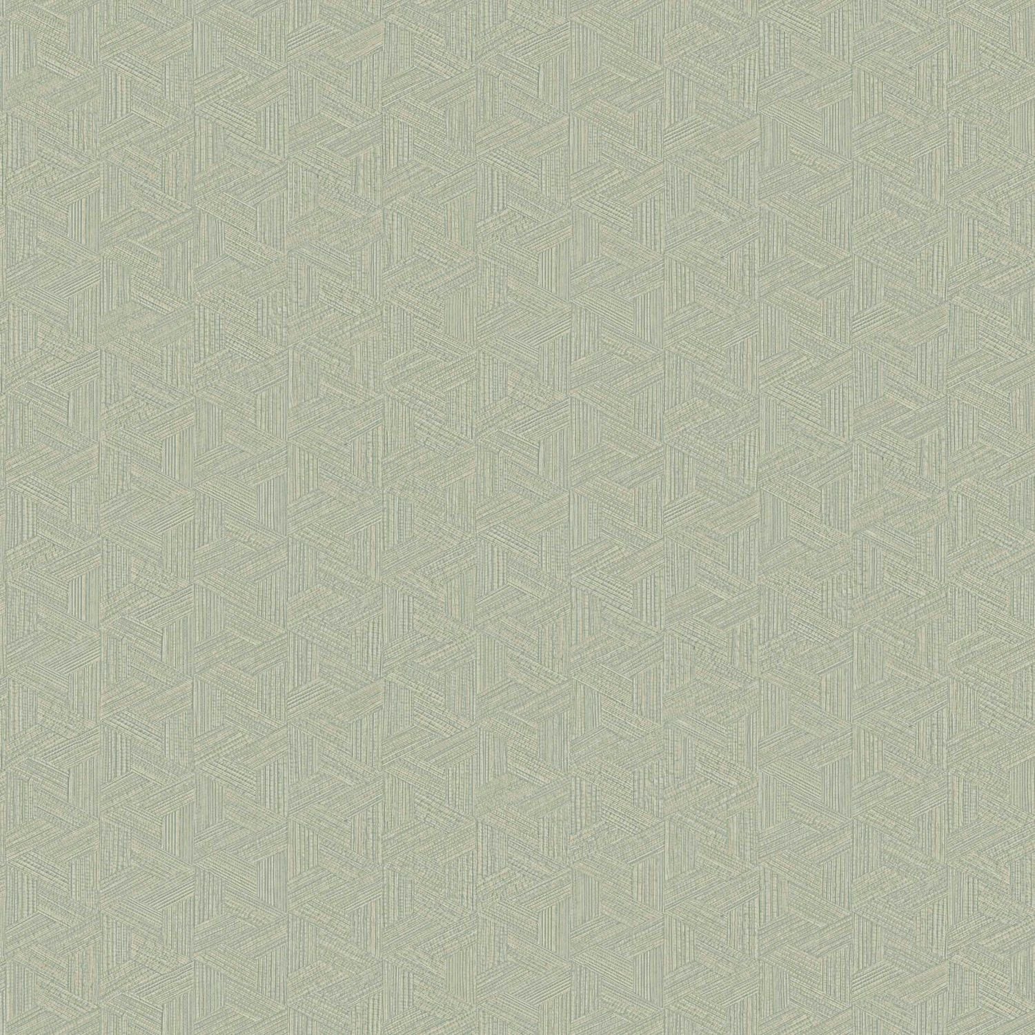 Tapeta strukturalna geometryczna inspirowana liśćmi bananowca LINDU - OPALINE jasnozielony - Image 3